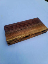Load image into Gallery viewer, Set of 3 live-edge black walnut wall shelves
